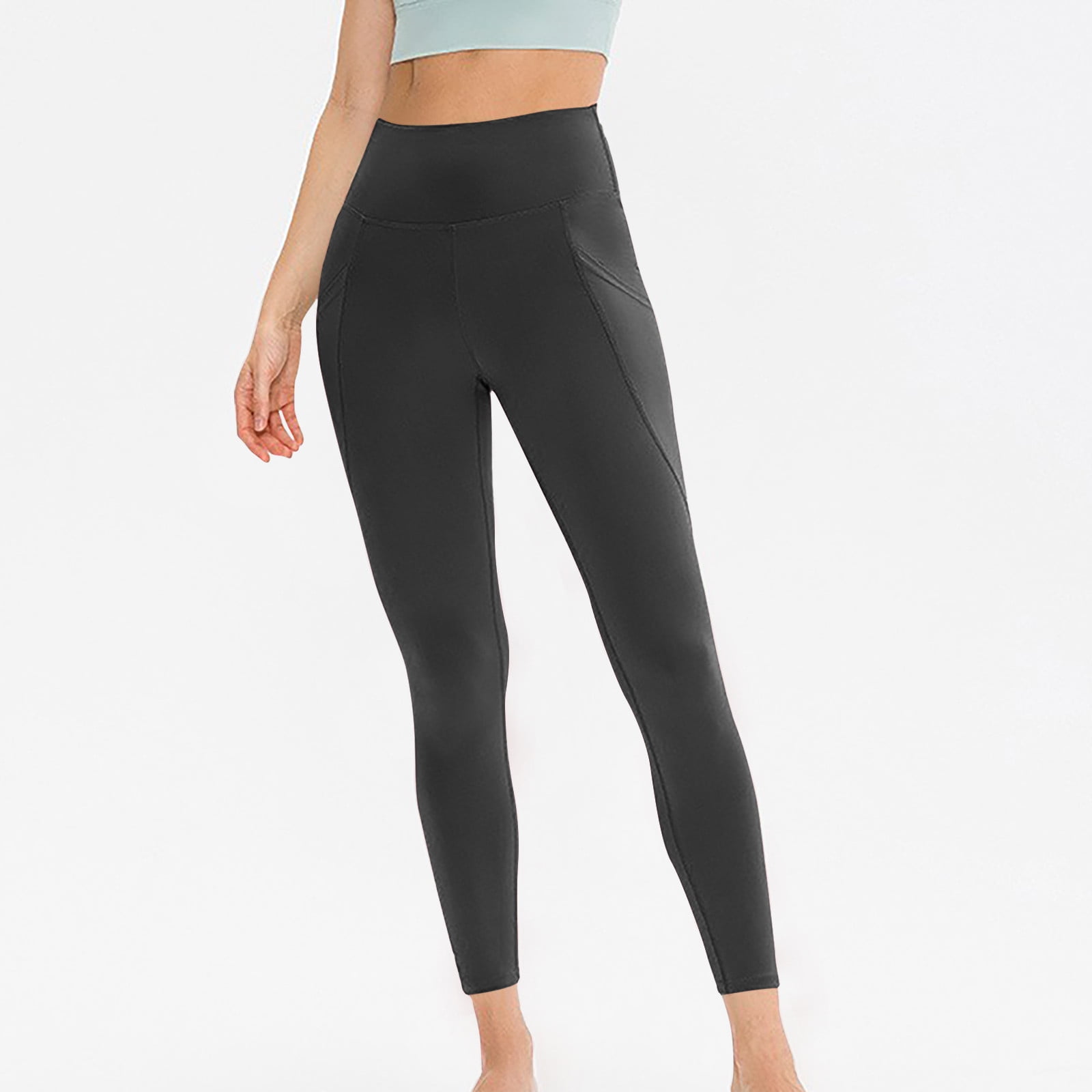 Lilgiuy Women High Waisted Leggings Lifting Pants Bubble Hip Exercise