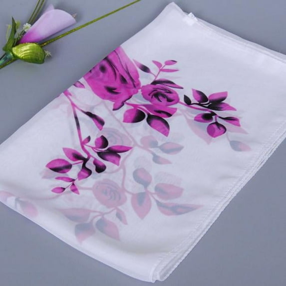 Lilgiuy Women Long Soft Wrap scarf Ladies Shawl Chiffon Scarf Scarves PP Fall Fashion for 2022 Spring Winter