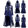 thumbnail image 1 of Lilgiuy Women Loose Halloween Tops Sweater Large Size Coat Retro Dress Hooded Elasticity, 1 of 7