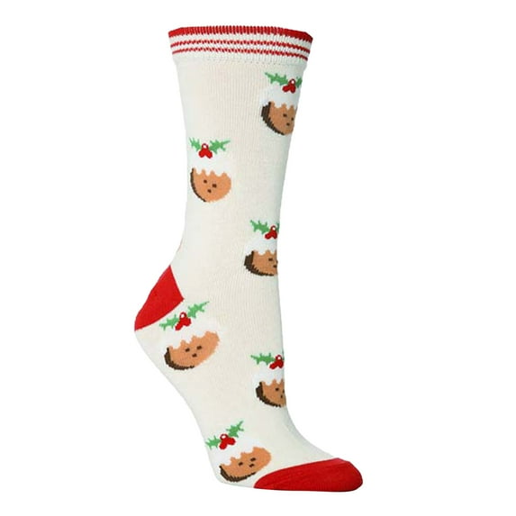 Lilgiuy Women Men Christmas Stockings Cute Santa Claus Snowman Tree Knit Long Stockings for Xmas Party Personalized Decoration Stockings