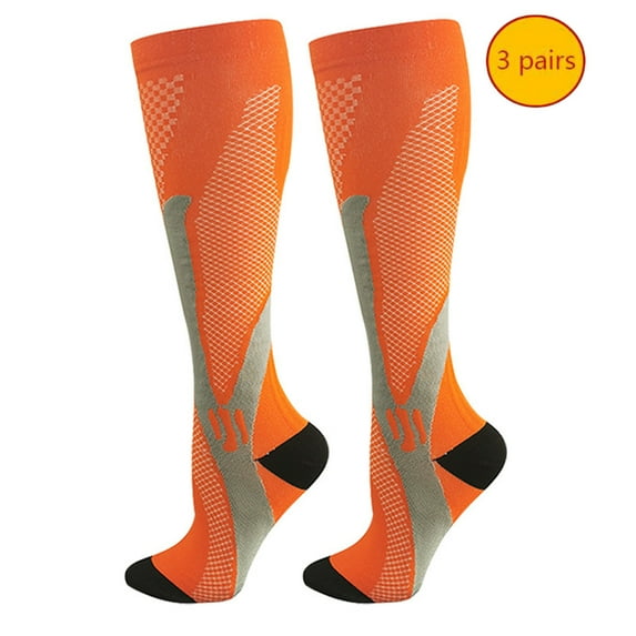 Lilgiuy Women Men Knee High Socks Outdoor Sport Athletic Socks Casual Solid Color Winter Warm Tube Socks Outwear