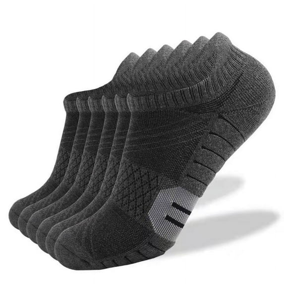Lilgiuy Women Men Moisture Wicking Cushioned Casual Solid Color Breathable Ankle Seamless Socks Gifts for Your Family or Friends