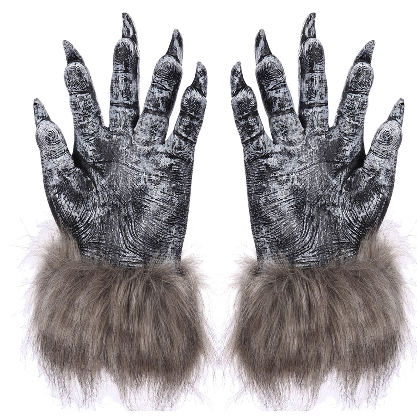 Jeyiour 6 Pack Halloween Werewolf Costume Set Adult Top Sleeveless Werewolf Hood Wolf Gloves Tail Leg Sleeve Fangs For Party Medium For Sale | Phoenix, AZ | Nellis Auction