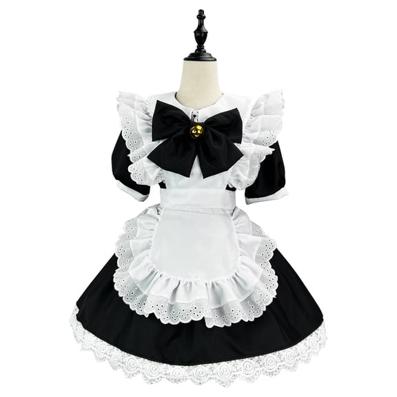 Lilgiuy Women's Bavarian Bar Maid Costume for Work Office Business