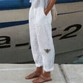 thumbnail image 1 of Lilgiuy Women's Casual Floral Printed Waist Long Pants With Pocket Dance Performance Pants, 1 of 4