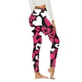 thumbnail image 1 of Lilgiuy Women's Casual Printed Yoga Pants High Waist Loose Straight Long Pants for Travel Vacation Holiday, 1 of 4