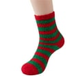 thumbnail image 1 of Lilgiuy Women's Christmas Socks Cartoon Red Green And Black Christmas Socks Medium Cotton Socks for Work Office Business, 1 of 2