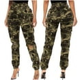 thumbnail image 1 of Lilgiuy Women's Fashion Denim Button Zipper High Waist Pockets Jean Camouflage Long Pants Petite Classic Fit Proportioned Pant, 1 of 5