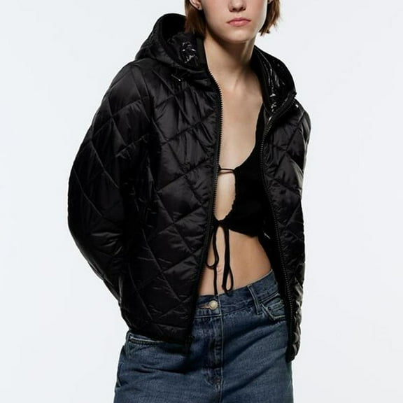 Lilgiuy Women's Fashion Top Socket Winter Thirt Comfortable Cotton Sleeve Coat for Cold Weather