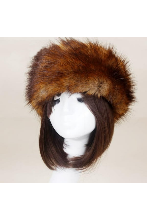 Women's Faux Fur Hats Fluffy Furry Hat 2023 New Style Beret Hat Cover Round Hollow Out Top Party Autumn Winter Protection Cap