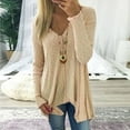 thumbnail image 1 of Lilgiuy Women's New Loose Sweater Sleeve Shirt Knitted Tops for Tennis Golf, 1 of 5