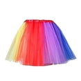 thumbnail image 1 of Lilgiuy Women's Rainbow Tutu Tulle Tutu Skirts Ballet Dance Tutus Christmas Carnival Birthday Party Costume Skirt for Women and Girls(Free Size), 1 of 2