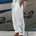 thumbnail image 1 of Lilgiuy Women's Summer Commuting Straight Pocket Casual Pants Lightweight Work Dress Pants, 1 of 5