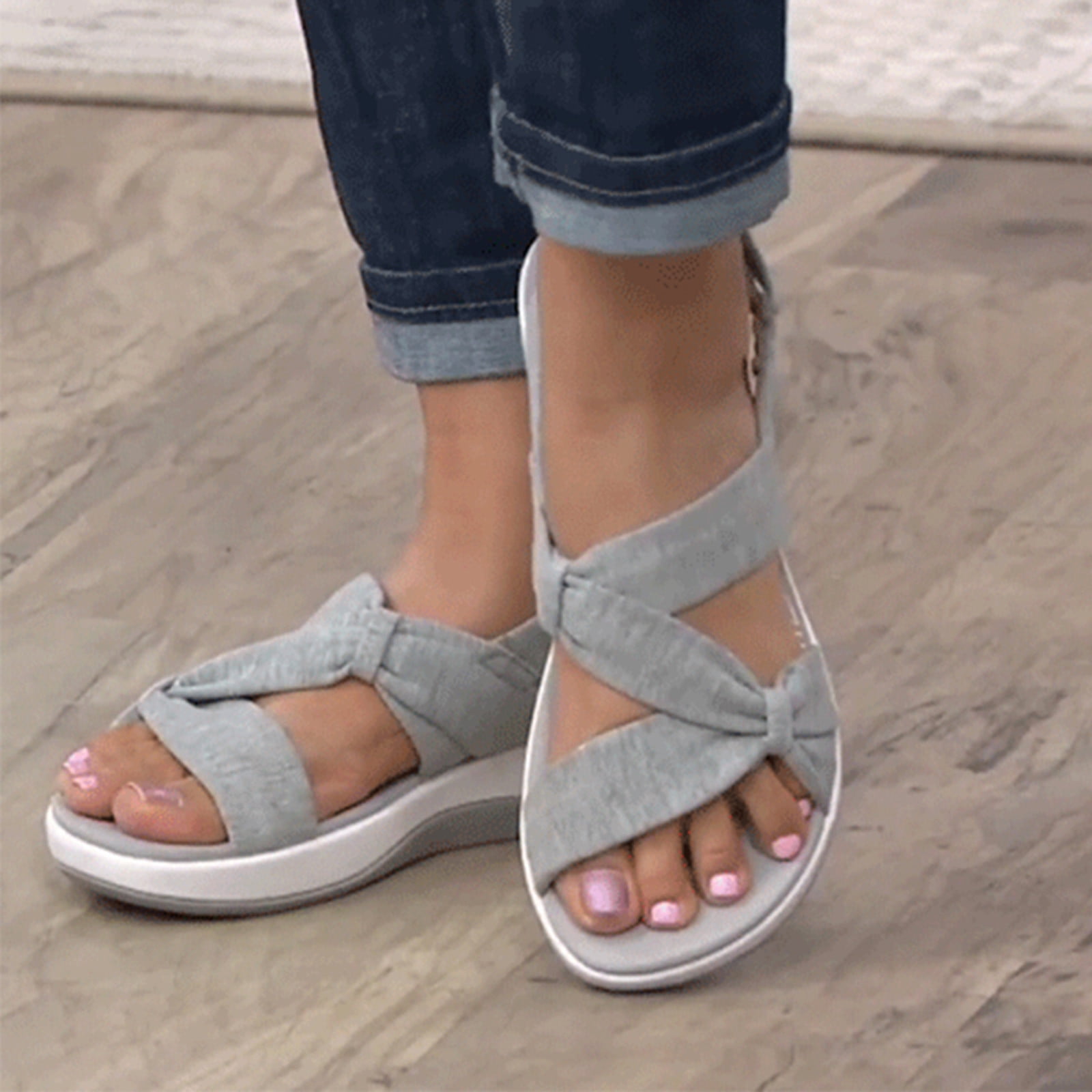 Liana Women's Comfortable Stylish Summer Sandals for Daily Wear