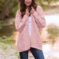 thumbnail image 1 of Lilgiuy Women's Top Cardigan Pocket Medium And Long Term Outwear Long Sleeve Coat Pink，12（XXL） Winter Fashion 2022, 1 of 5