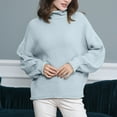 thumbnail image 1 of Lilgiuy Women's Turtleneck Long-sleeved Casual Sweater Pullover Sweater for Christmas Halloween, 1 of 5