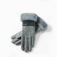 thumbnail image 1 of Lilgiuy Women's Warm Plush Glove ColdProof Warm Touchable Screen Winter Wool Thicken Mittens for Gifts for Your Girlfriend Wife Mom, 1 of 5