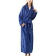 thumbnail image 1 of Lilgiuy Women's Winter Warm Nightgown Couple Bathrobe Men and Women and Winter Nightgown for Postpartum, 1 of 5