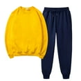 thumbnail image 1 of Lilgiuy Womens Two Piece Outfits Long Sleeve Plus Size Tops Sweatshirt with High Waisted Sweatpants Leisure Sets Sweatsuit Holiday Gifts, 1 of 5