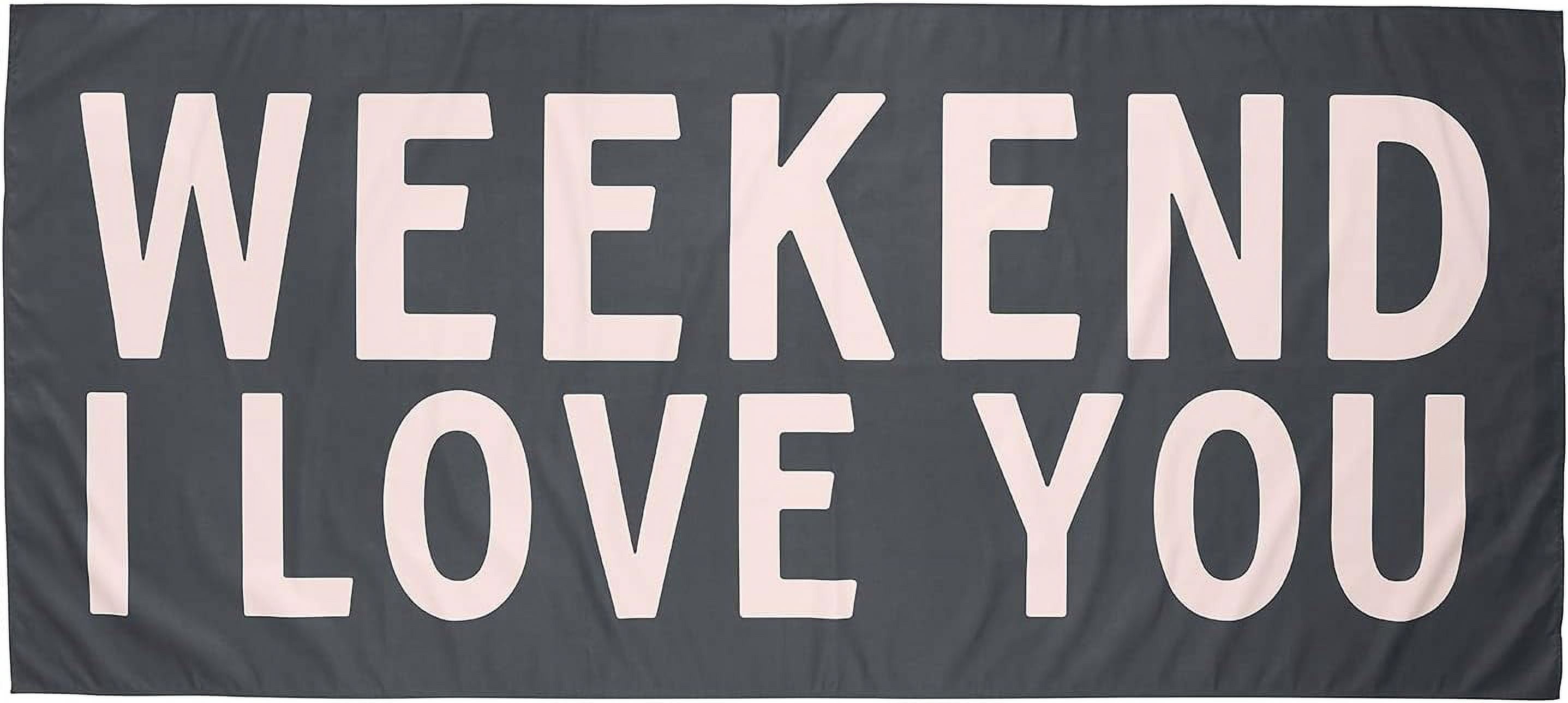 Lili + Delilah Quick Dry Oversized Beach Towel, 78 x 35Inch, Weekend