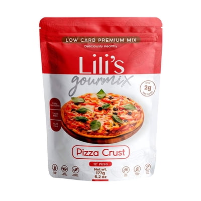 Lilis Gourmix Pizza Crust Low Carb keto Baking Mix, Gluten Free,   6.2 oz