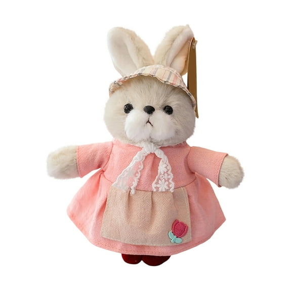 Lilian Bunny Family Plush Toy, 8 Inch Stuffed Animal Doll With Adorable Ears - Soft Fluffy Plush Material, Huggable Cuddly Design, Ideal For Play And Display - For Ages 3+,