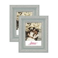 thumbnail image 1 of Lilian Light Blue Display 5x7 Desk/Wall Photo Frame - Wall Mounting Material Included(2-Pack), 1 of 5