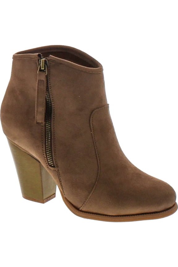 Romane-1 Women's Chunky Heel Riding Ankle Booties