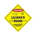 thumbnail image 1 of Liliana's Room Sign Crossing Zone Xing | Indoor/Outdoor | 20" Tall kids bedroom decor door children's name boy girl, 1 of 5