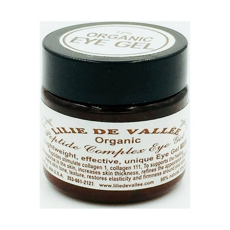 Lilie De Vallee Eye Gel Peptide Complex Organic 1 oz Gel