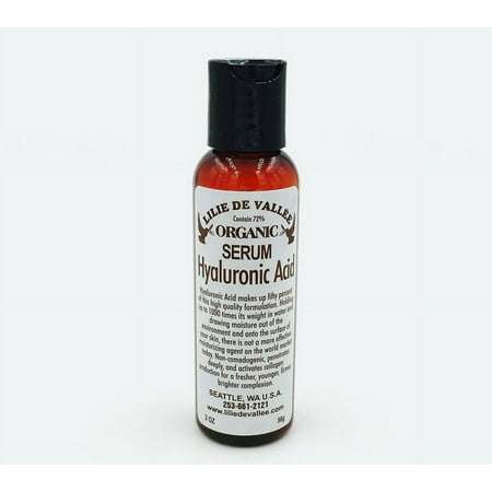 Lilie De Vallee Hyaluronic Acid Serum Organic 2 oz Liquid