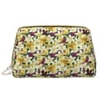 thumbnail image 1 of Lilies Flowers Gorgeous Makeup Bag, Large Capacity Travel Cosmetic Bag for Women Girls- Travel Toiletry Bag Leather Portable Waterproof Makeup Case Organizer with Handle, 1 of 4
