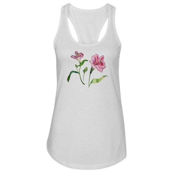 Lilies Of The Incas Racerback Tank Women -Image by Shutterstock, Female Small