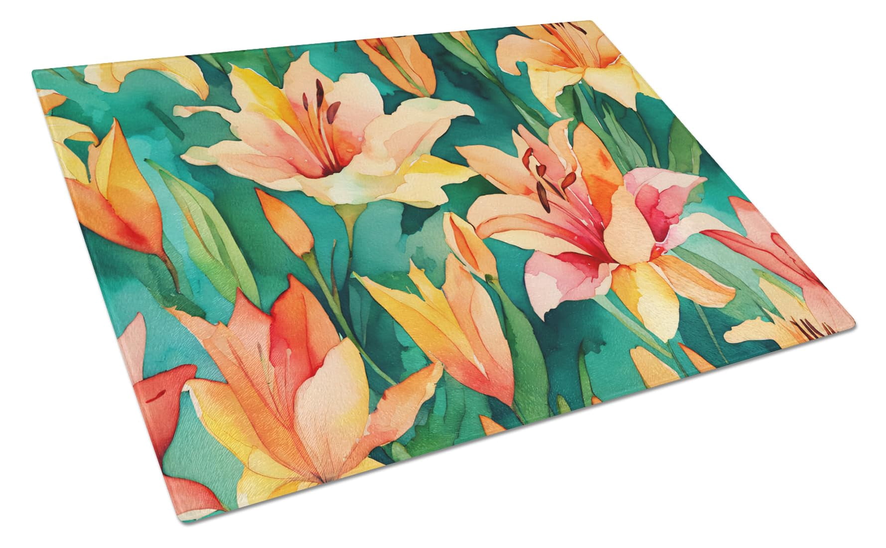 Caroline's Treasures Glass Cutting Board