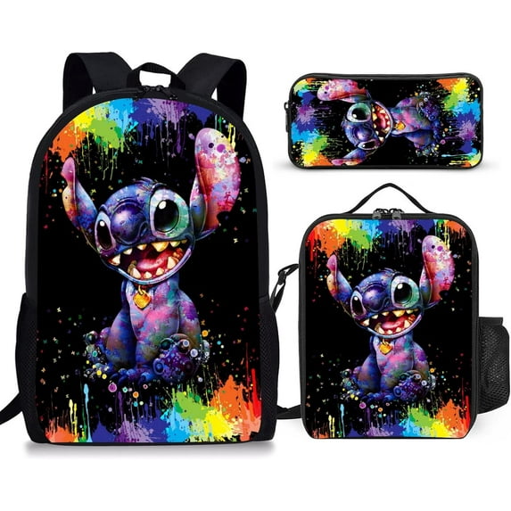 Lilio Stitch 16" Backpack with lunch bag and pencil case 5VVR
