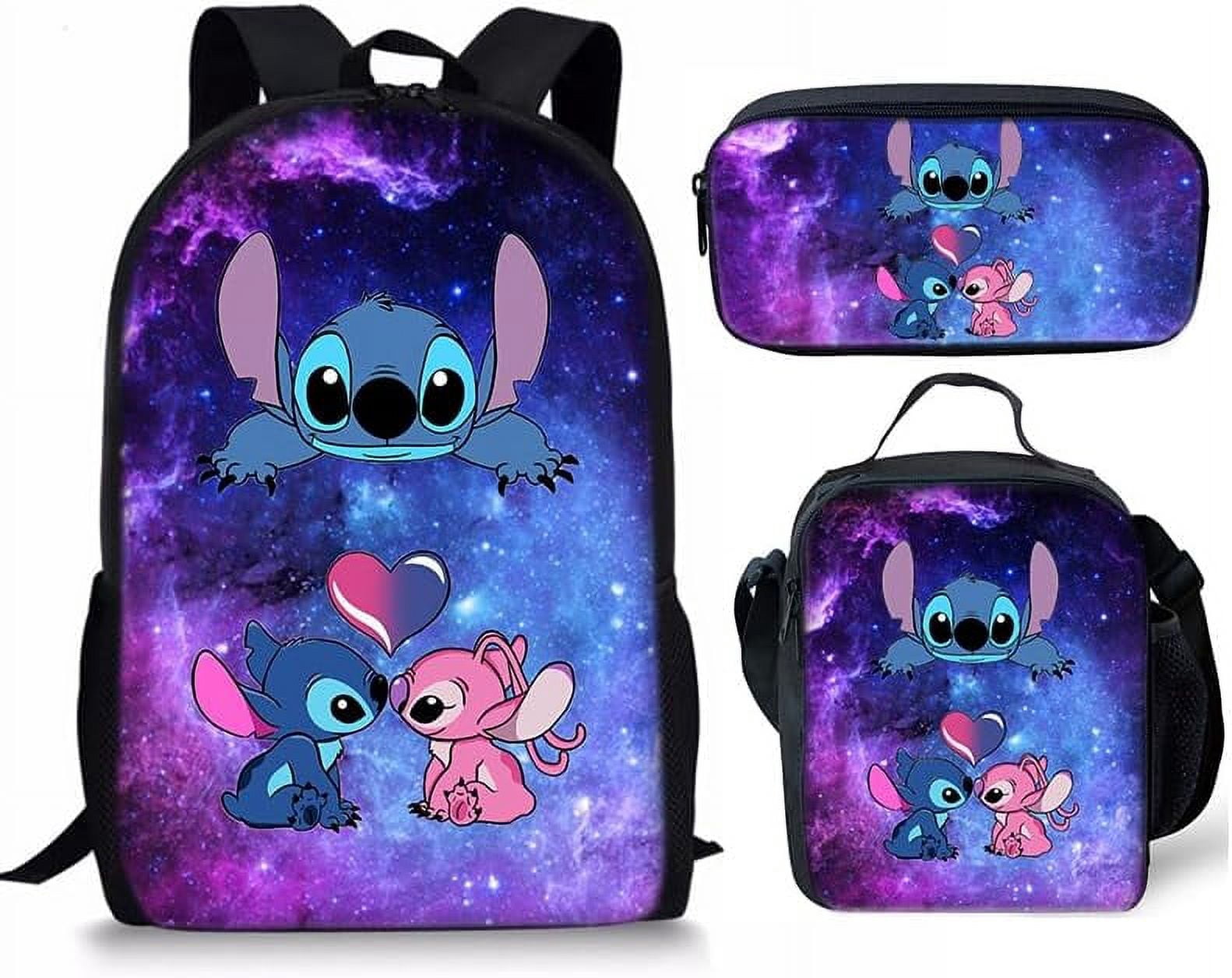 Lilio Stitch 16" Backpack with lunch bag and pencil case YM5J