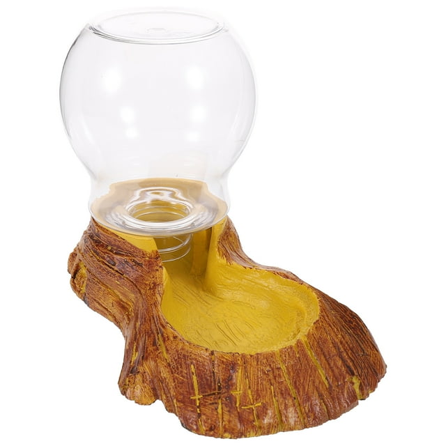 Liliping Water Dispenser with Leperd Gecko Leopard Gecko Water Bowl Reptile Water Reservoir