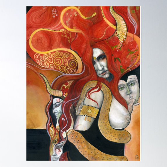 Lilith Poster Wall Art, Modern Wall Decor For Living Room Bedroom, 16x24 UNFRAMED