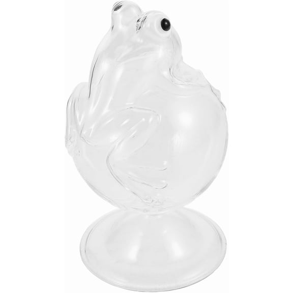 Lilixerw 1 PCS Frog Design Cocktail Glass,Exquisite Handcrafted Whiskey Glass,Versatile for Cocktails,Coffee,Juice,Transparent Stackable Drinking Cup for Home Bar,Party,White
