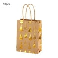 thumbnail image 1 of Lilixerw 10 PCS Christmas Snowflake Gift Bags,Xmas Paper Tote Bags with Snowflake Pattern for Holiday Party Favors,Xmas Gift Wrapping,8.27x5.91in,Gold, 1 of 6