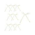 thumbnail image 1 of Lilixerw 10 PCS Handmade Satin Bow Ties,Multipurpose Beige Festive Bows for Gift Wrapping,Hair Accessories,Wedding&Home Decor,with Ribbon,3.94x3.54In, 1 of 6