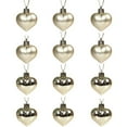 thumbnail image 1 of Lilixerw 12-Pack Heart-Shaped Xmas Ornaments,Christmas Baubles for Xmas Tree,Valentine‘s Day,Wedding,Festival Party Decor,1.97Inch,Rose Gold, 1 of 2