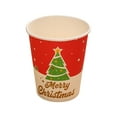 thumbnail image 1 of Lilixerw 16 PCS Disposable Christmas Paper Cup,Christmas Tableware with Xmas Tree Pattern,Paper Cups for Christmas Party Supplies,2.91 x 3.31 x 2.09 inch, 1 of 7