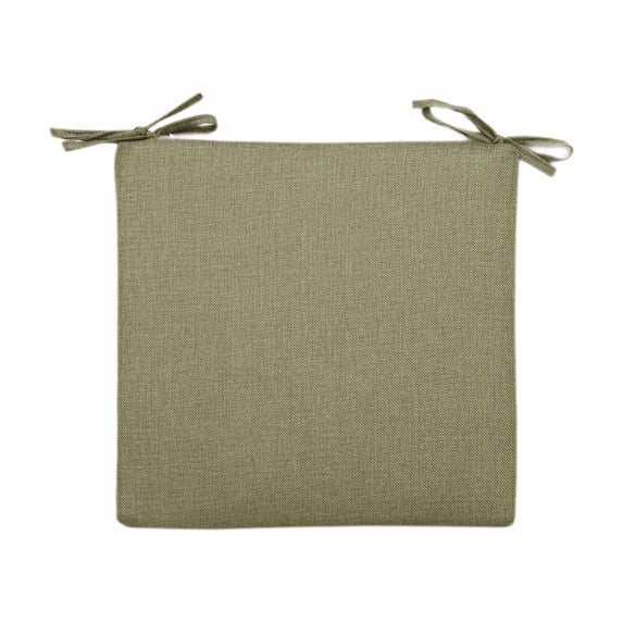 Lilixerw 17.7 Inch Large Linen-Cotton Blend Seat Cushion,Quick-Recovery Foam Chair Pad for Floor Tatami Living Room Dining,Multi-Purpose Green Home Decor Pillow