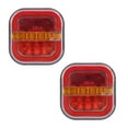 thumbnail image 1 of Lilixerw 2 PCS LED Light Pods,Signal Tail Light Square Burger Light for Car Truck Edges Light, 1 of 6