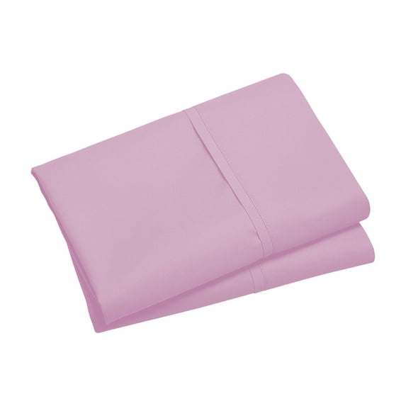 Lilixerw 2 PCS Summer Cooling Pillowcases Standard Size,Solid Color Pillow Cases with Envelope Closure,Breathable Fade Resistants Pillow Cover,36 x 20.08 inch,Light Pink