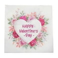 thumbnail image 1 of Lilixerw 20 PCS Disposable Heart Shaped Napkins for Valentine's Day Party,Love Themed Printed Paper Napkins for Wedding Table Decor,Dinner Party,6.5x6.5 Inch, 1 of 6