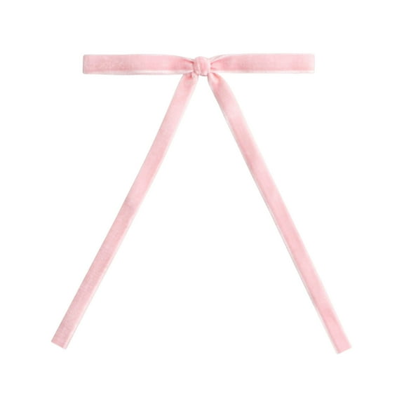 Lilixerw 24 PCS Velvet Christmas Ornaments,Rustic Style Bows for Christmas Tree,for Wreaths,Gifts and Holiday Home Decor,Pink