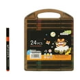 thumbnail image 1 of Lilixerw 24 PCS Watercolor Brush Pens,24 Colors Flexible Brush Tip Pens for Watercolor Painting,Paint Markers for Drawing Journaling and Gifts, 1 of 7