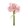 thumbnail image 1 of Lilixerw 27-Head Valentines Day Artificial Pink Rose Bouquet,12.99In Crushed Pretty Fake Roses,Realistic Spring Flower Arrangement for Valentine's Day Gift,Wedding,Home Decor, 1 of 6